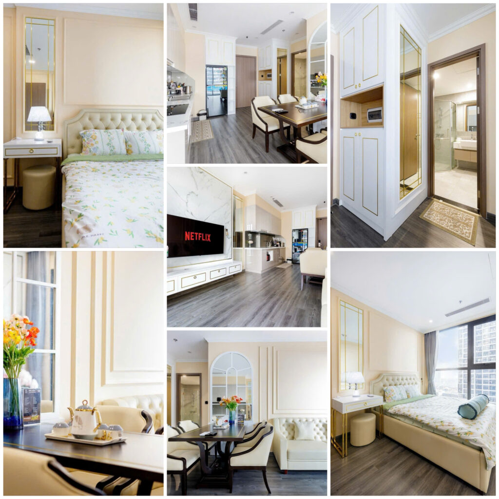 Căn hộ homestay studio Vinhomes Ocean Park
