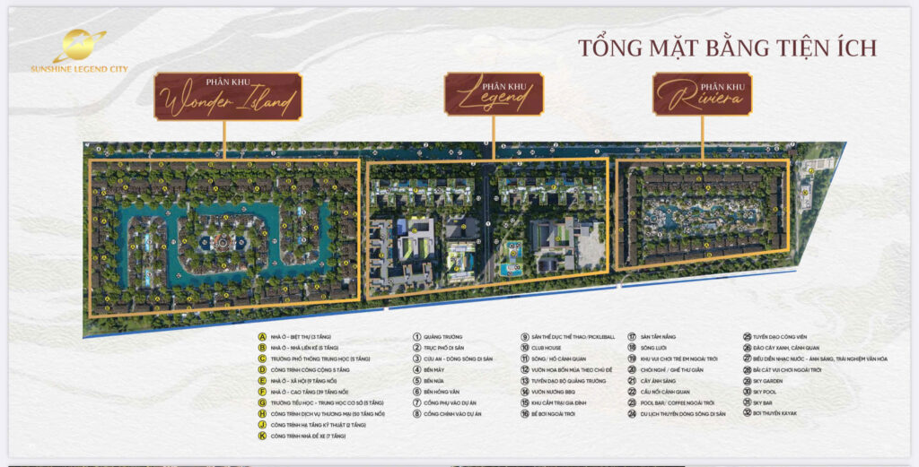 Mặt bằng Sunshine Legend City