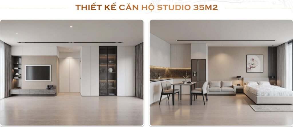 Tiêu chuẩn nội thất bàn giao Sunshine Legend City - Căn Studio