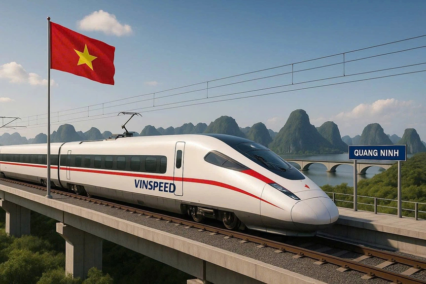 Vinspeed sắp khởi công tuyến tàu điện cao tốc Hà Nội - Hạ Long trị giá khoảng 5,4 tỷ USD