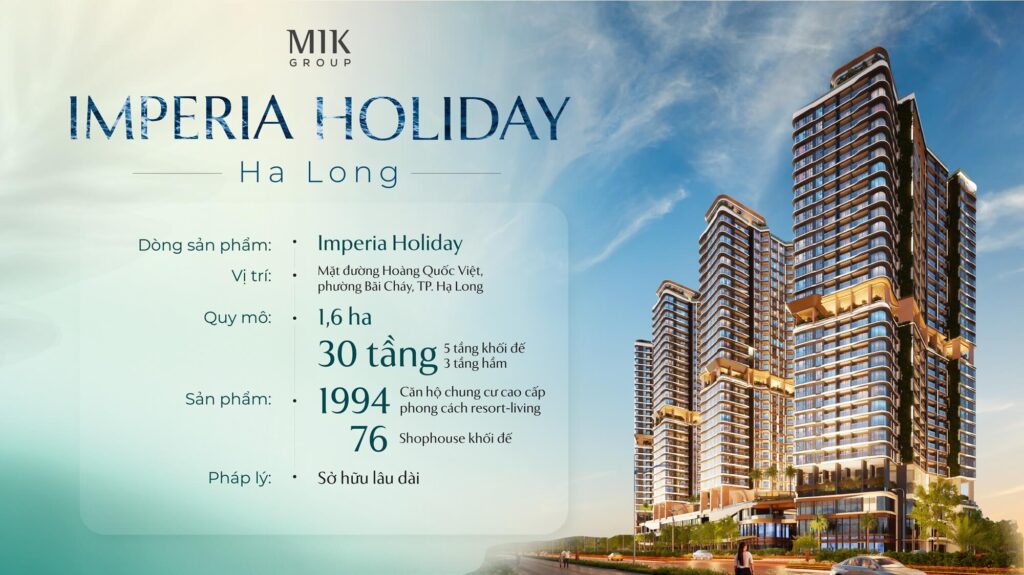 Mặt bằng tổng thể Imperia Holiday Hạ Long