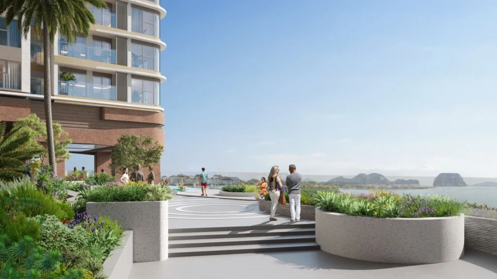 Phối cảnh các mảng xanh tại dự án. Ảnh: MIK Group