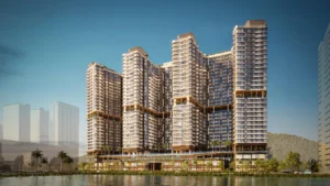 The Bayside sở hữu tầm nhìn hướng vịnh Hạ Long. Ảnh: MIK Group