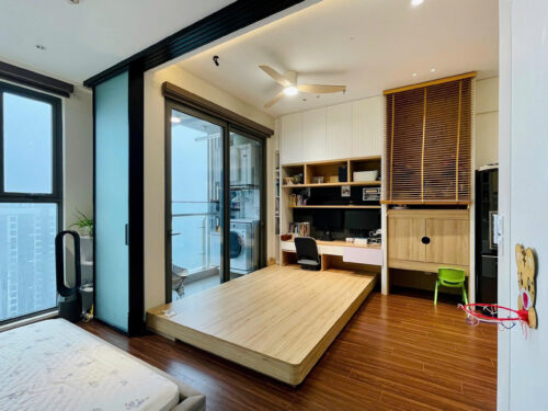 Cho Thuê Căn Hộ 1PN+1 Masteri Waterfront – Toà M2, Full Đồ, 43m²