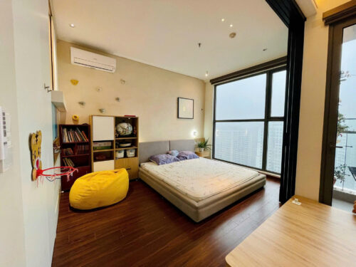 Cho Thuê Căn Hộ 1PN+1 Masteri Waterfront – Toà M2, Full Đồ, 43m²