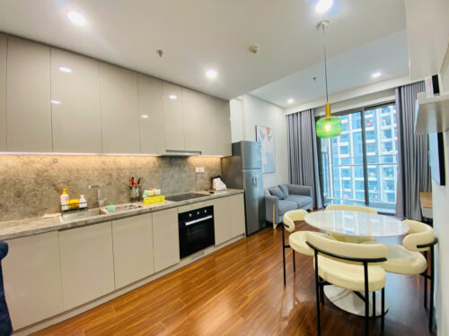 Cho Thuê Căn Hộ 2PN 2WC Masteri Waterfront – Căn Góc Full Đồ Đẹp, Giá 13 Triệu Bao Phí