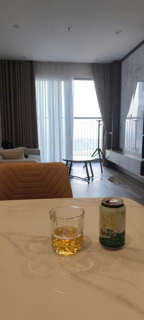 Cho thuê căn hộ 2PN 2WC full đồ The Zurich Vinhomes Ocean Park ZR1