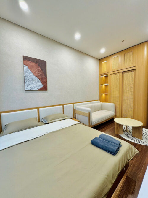 Cho thuê homestay Studio Vinhomes Ocean Park M1 | Tầng cao