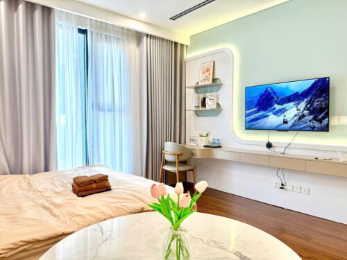 Cho thuê homestay Studio Vinhomes Smart City – Masteri MAS A