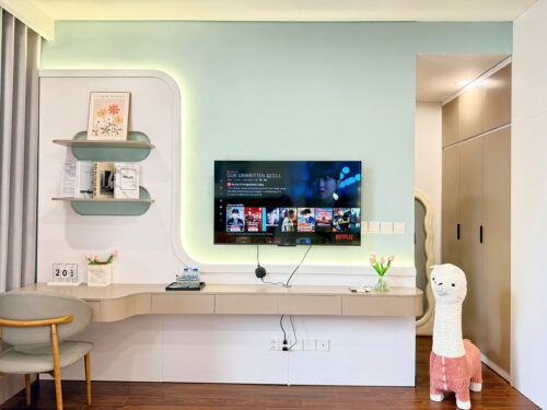 Cho thuê homestay Studio Vinhomes Smart City – Masteri MAS A