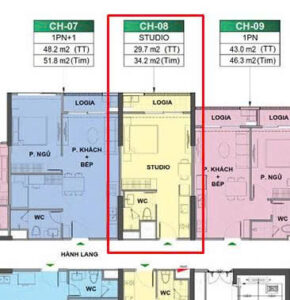 Chuyển nhượng căn hộ Studio London Vinhomes Ocean Park