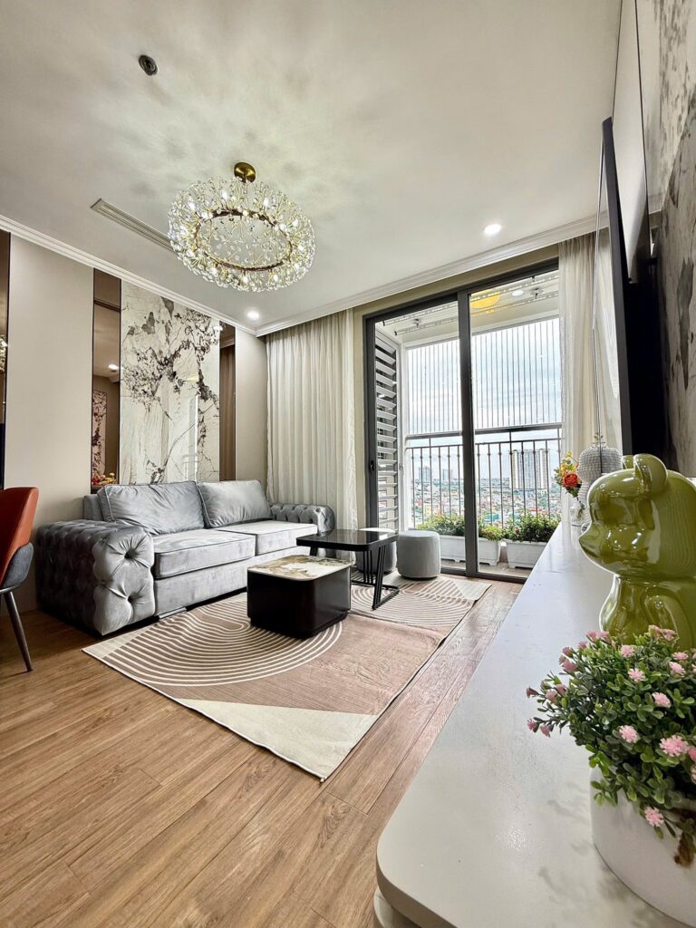 Cho thuê homestay 2PN Vinhomes Smart City rộng rãi, đầy đủ tiện nghi