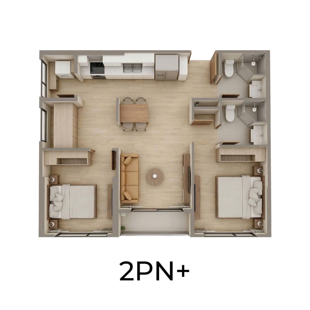 Căn hộ 2PN+ The Parkland Imperia Ocean City | Giá thuê & bán mới nhất