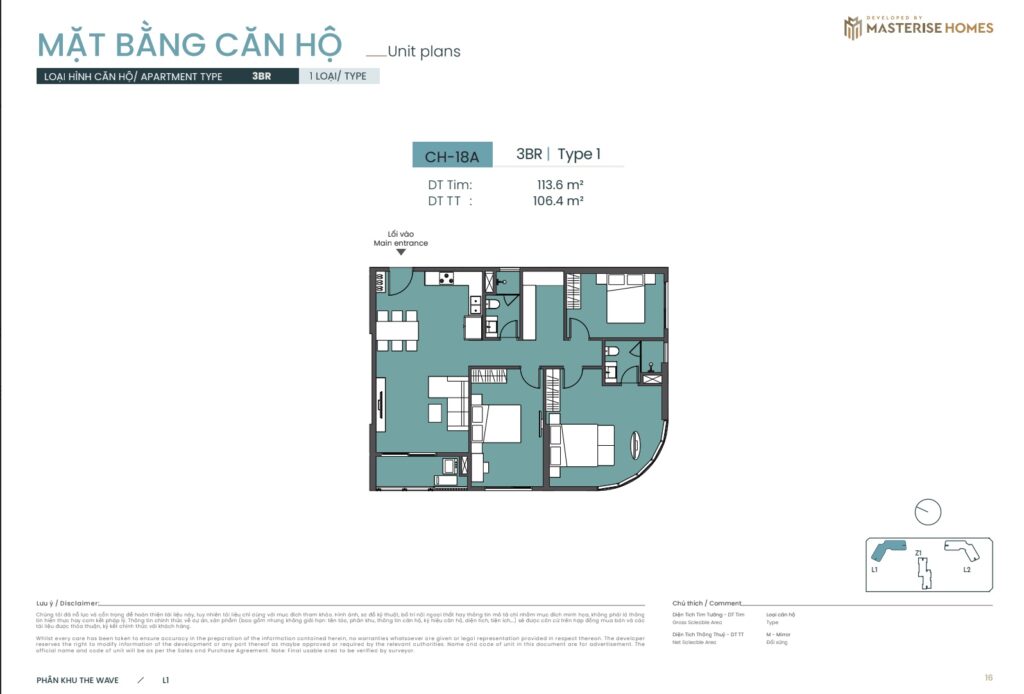 Căn hộ 3PN Masteri Grand Coast | Diện tích lớn, giá bán & mặt bằng Căn hộ 3PN Masteri Grand Coast | Diện tích lớn, giá bán & mặt bằng