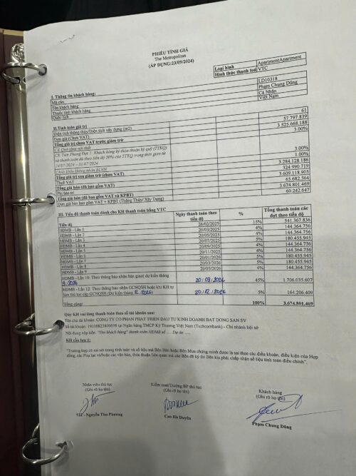 Bán căn LD1.0318 2PN view công viên, 61m², giá 4.210 tỷ net