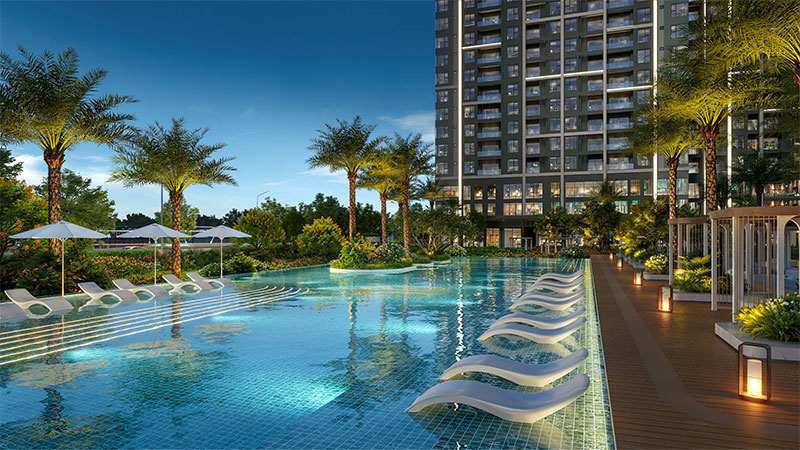 Tiện ích Bể bơi Masteri Grand Coast