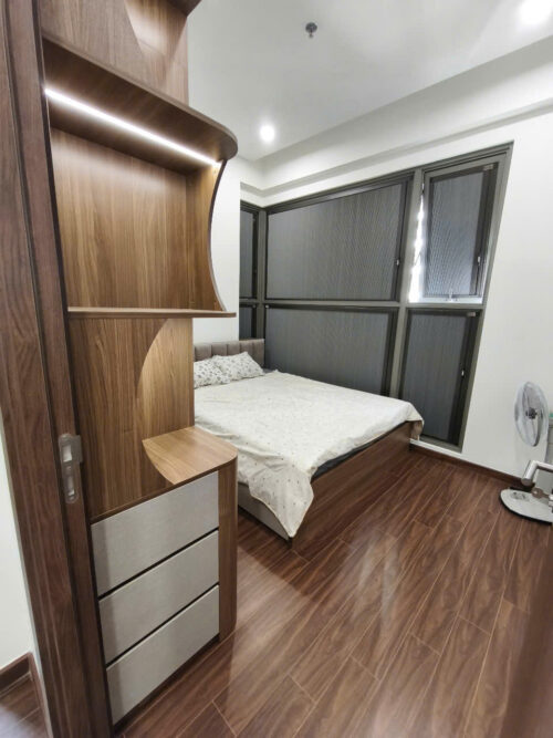 Cho thuê căn hộ 2PN 2WC Masteri Waterfront H3 – Căn góc, full đồ