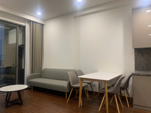 Cho thuê căn hộ 1PN+1 Masteri Waterfront tòa H2 full đồ giá 10.5tr bao phí