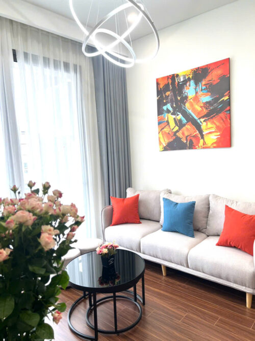 Cho thuê căn 2PN 2WC full đồ tòa H1 Vinhomes Ocean Park giá 11tr