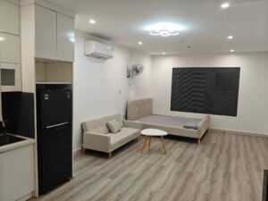 Cho thuê studio S2.07 Vinhomes Ocean Park full nội thất, bao phí, giá 6.5 triệu/tháng.