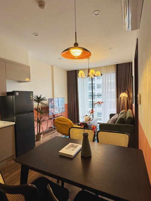 Cho thuê căn hộ 1 phòng ngủ Zurich 2 Vinhomes Ocean Park full nội thất đẹp