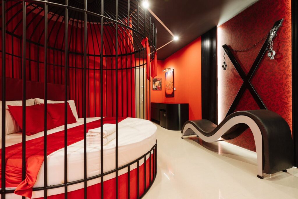 Homestay tình yêu tại Vinhomes Ocean Park với decor cảm xúc, ghế tình yêu, không gian riêng tư