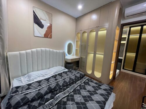 Cho thuê căn hộ 1PN+1 H1 Masteri Waterfront Ocean Park tầng trung, view thoáng, full nội thất đẹp