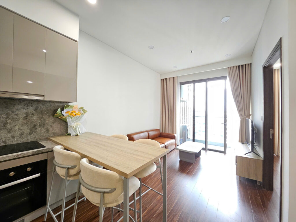 Cho thuê căn hộ 1PN+1 tòa M2 Vinhomes Ocean Park full nội thất