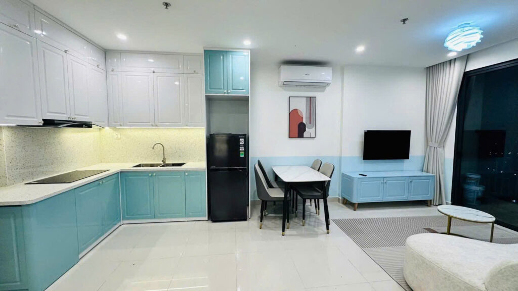 Cho thuê căn hộ 1PN+1 S1.12 Vinhomes Ocean Park view biệt thự