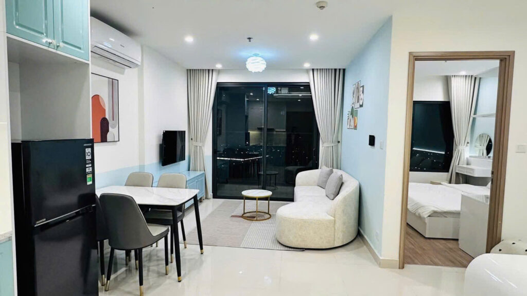 Cho thuê căn hộ 1PN+1 S1.12 Vinhomes Ocean Park view biệt thự