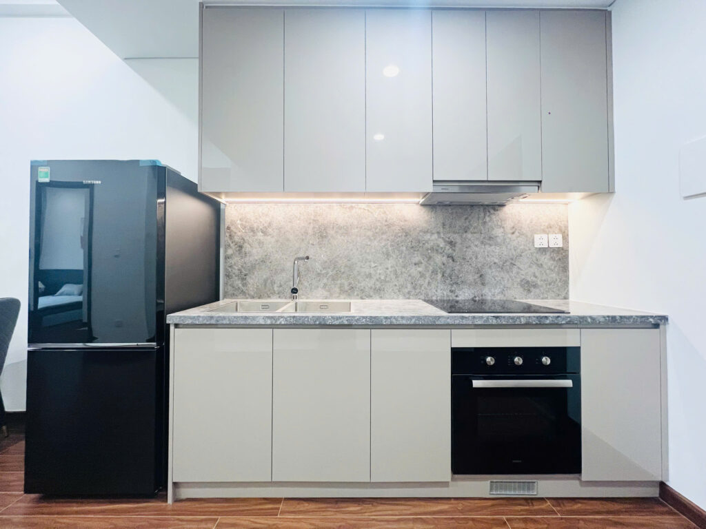 Cho thuê căn hộ 2PN 2WC H1 Masteri Waterfront Ocean Park tầng cao, full nội thất