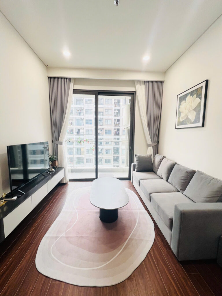 Cho thuê căn hộ 2PN 2WC H1 Masteri Waterfront Ocean Park tầng cao, full nội thất