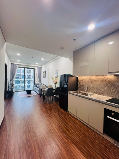 Cho thuê căn hộ 2PN 2WC H1 Masteri Waterfront Ocean Park tầng cao, full nội thất