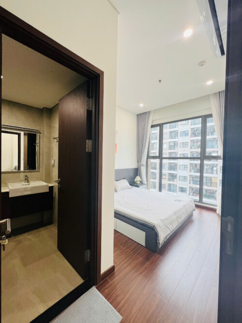 Cho thuê căn hộ 2PN 2WC H1 Masteri Waterfront Ocean Park tầng cao, full nội thất