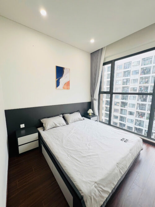 Cho thuê căn hộ 2PN 2WC H1 Masteri Waterfront Ocean Park tầng cao, full nội thất