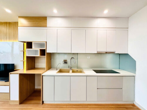 Cho thuê căn hộ 2PN+ góc tòa S2.01 Vinhomes Ocean Park, tầng cao, full đồ
