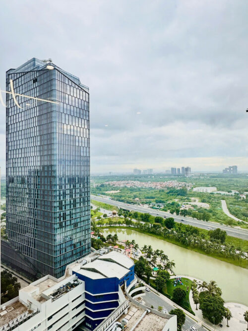 Cho thuê căn hộ 2PN+ góc tòa S2.01 Vinhomes Ocean Park, tầng cao, full đồ