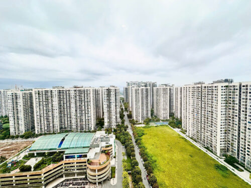 Cho thuê căn hộ 2PN+ góc tòa S2.01 Vinhomes Ocean Park, tầng cao, full đồ