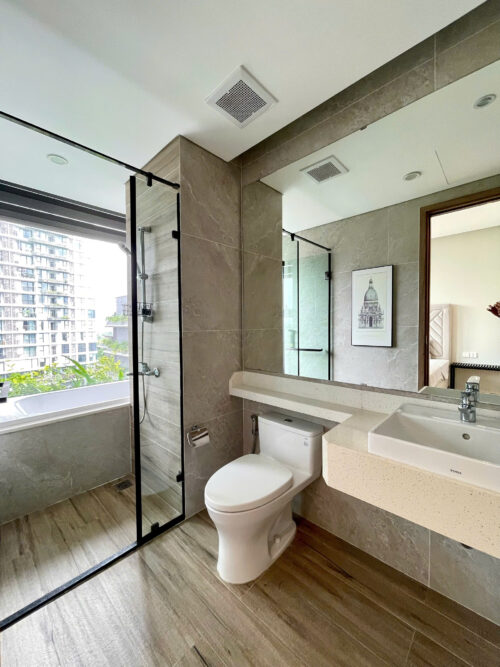 Homestay 2PN Tầng Thấp View Hồ Swanlake Onsen Ecopark | Phù Hợp Người Lớn Tuổi