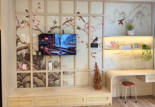 Homestay Landmark Ecopark L2 tầng cao view đẹp