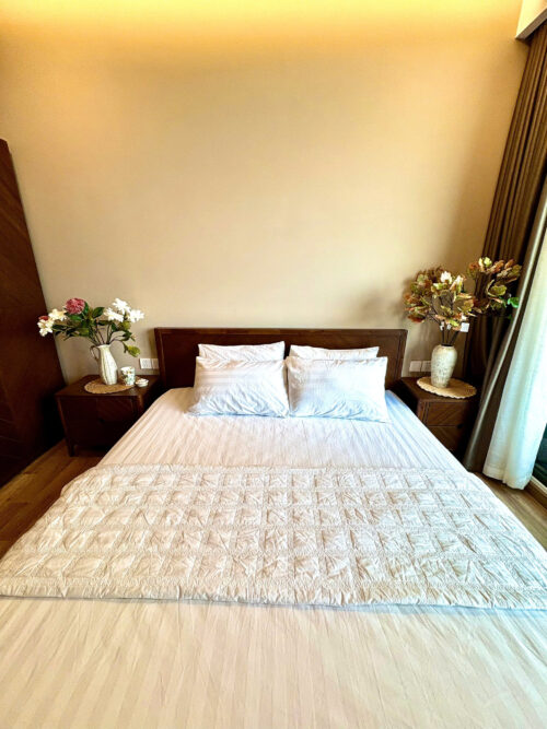 Homestay Swanlake Onsen Ecopark R2 2 phòng ngủ view hồ Thiên Nga và sân Golf