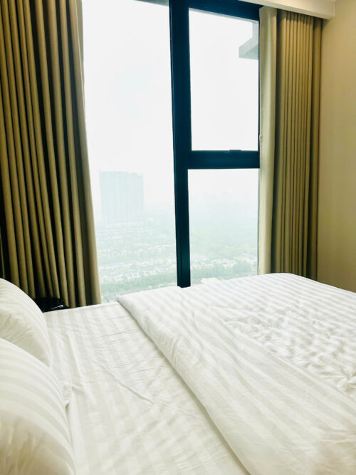 Homestay Sky Forest Ecopark 2 phòng ngủ view công viên