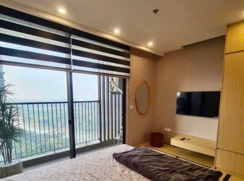Cho thuê homestay Studio SwanLake Onsen Ecopark tòa R2 tầng cao view công viên