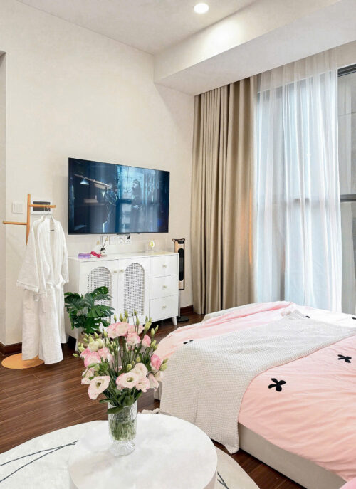 Homestay Studio H2 Masteri Waterfront full nội thất