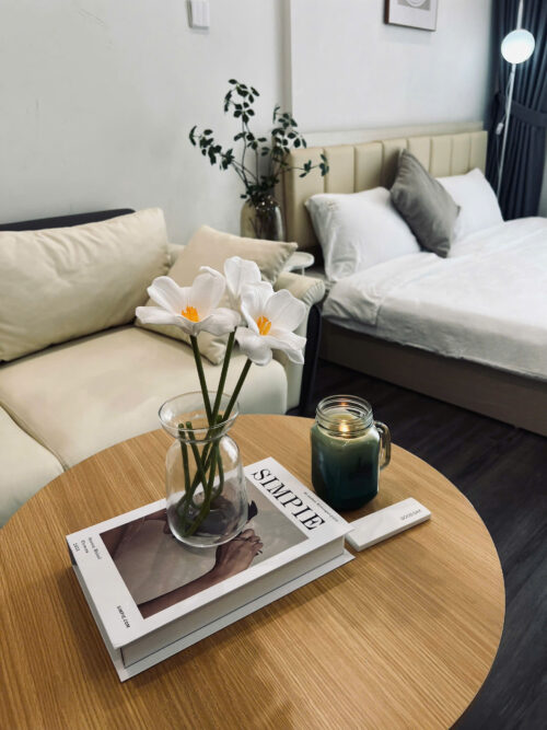 Homestay Studio R1.02 The Zenpark full nội thất