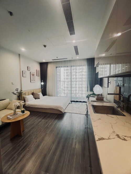 Homestay Studio R1.02 The Zenpark full nội thất
