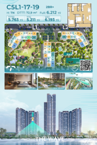 Chỉ Từ 1,44 Tỷ Sở Hữu Căn Hộ 2PN+ Masteri Grand Coast Tầng 17