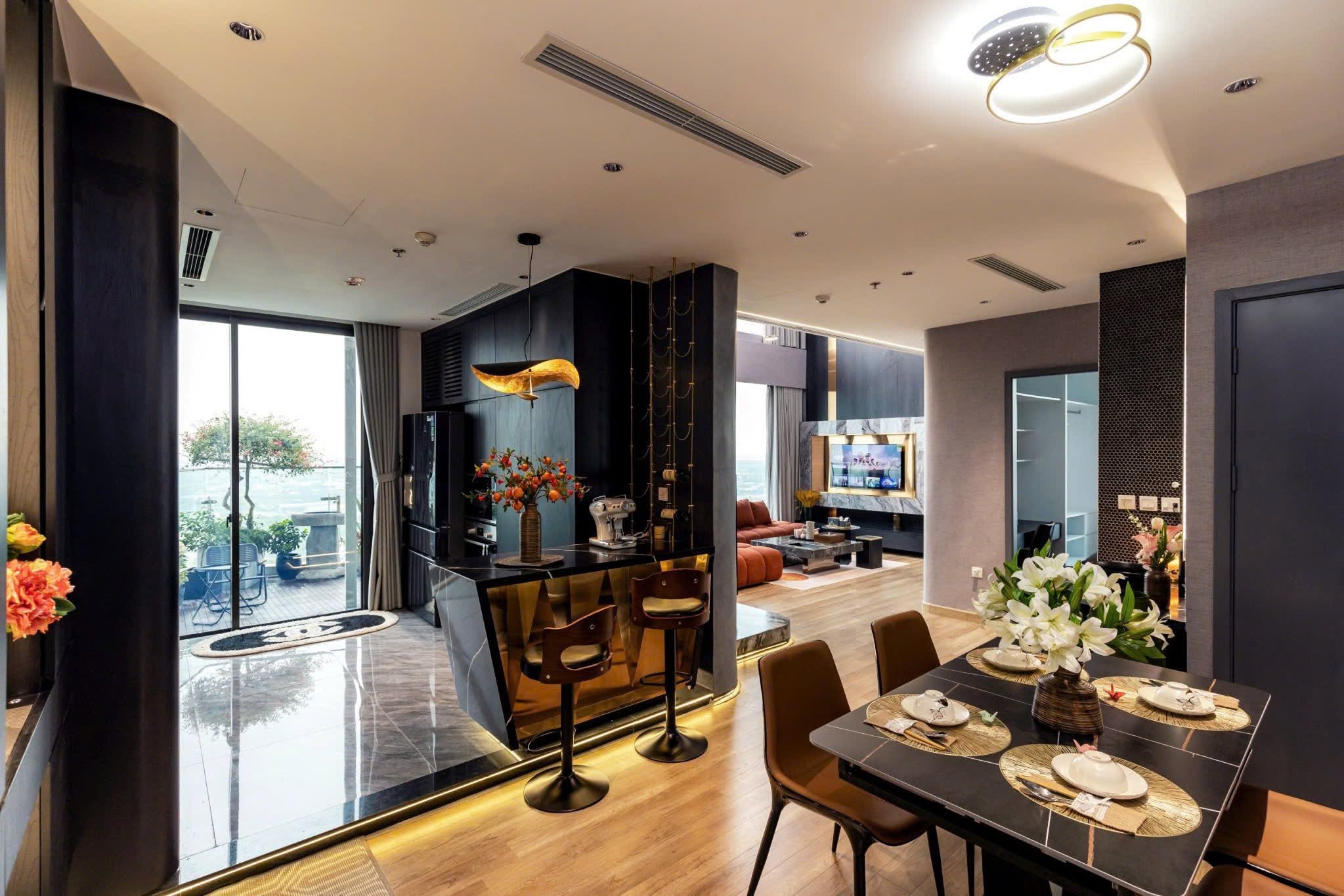cho-thue-homestay-duplex-ecopark-can-ho-thong-tang-sang (5) Thuê Homestay Duplex Ecopark với thiết kế thông tầng sang trọng