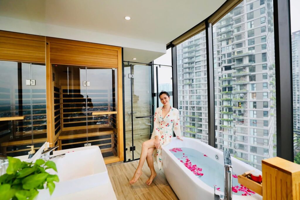 Homestay Có Bồn Tắm Ecopark View Đẹp