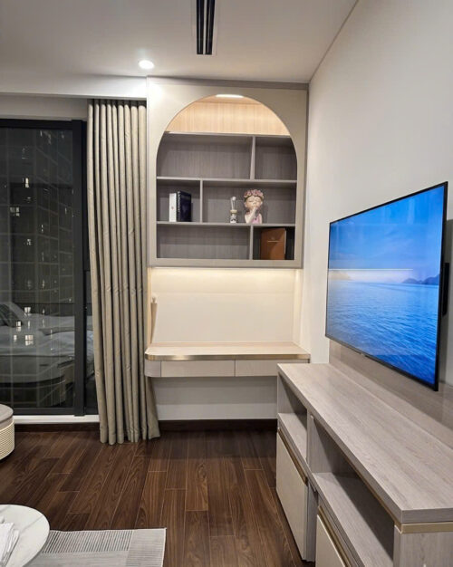 Homestay Masteri West Heights tòa MAS B tầng cao TV 55 inch